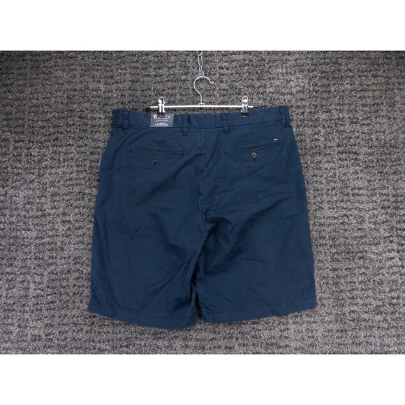 Tommy Hilfiger Shorts Mens 35 Actual 36 Blue TH Flex Stretch Chino Preppy NWT - Picture 12 of 16